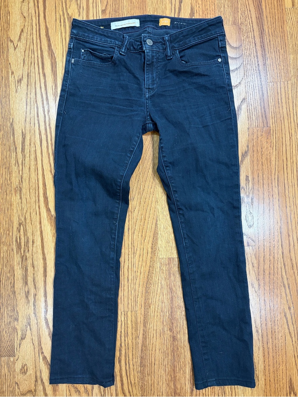 Anthropologie Pilcro and the Letterpress Blue/Black Skinny Jeans (27)